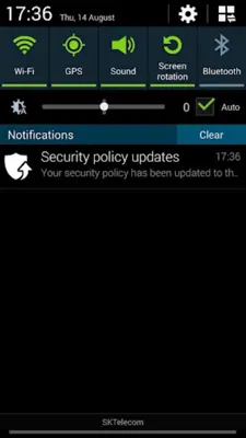 Samsung Security Policy Update android App screenshot 0